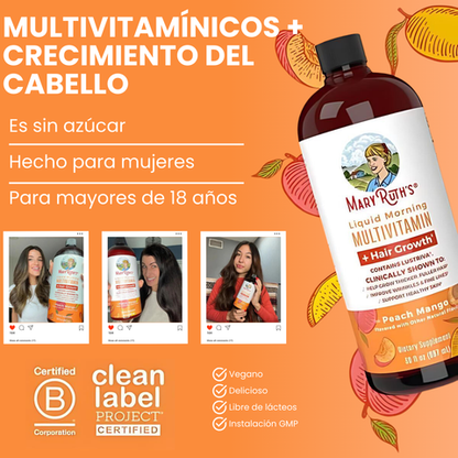 Multivitamínico Mary Ruths + Lustriva®