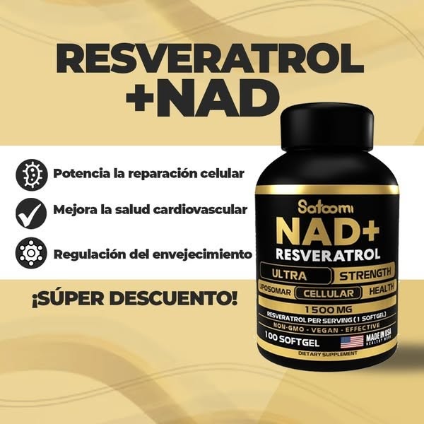 NAD+ Resveratrol x 100 Cápsulas