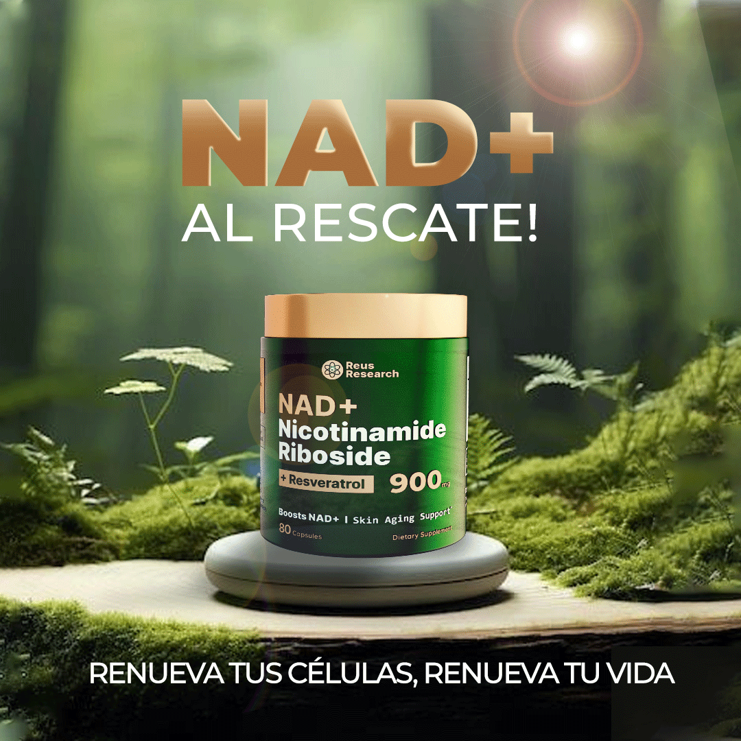 NAD+ Resveratrol x 80 Cápsulas